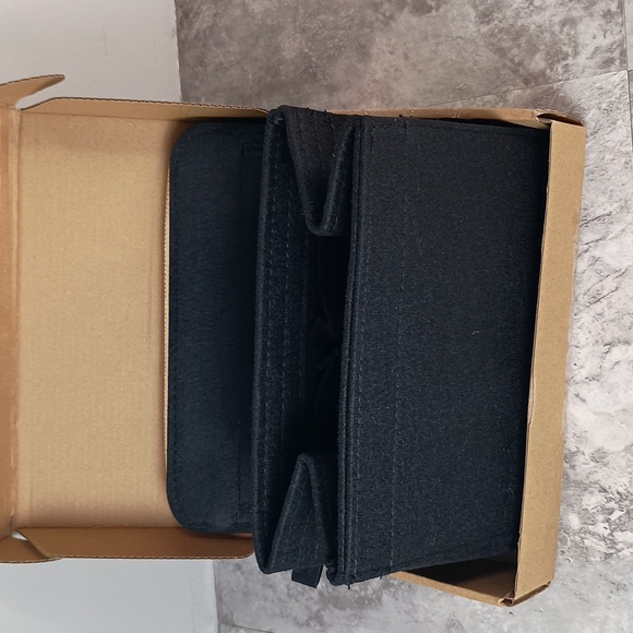 Purse Organizer Insert for Tote Fits LV Speedy Neverfull Longchamp Size SMALL - Picture 11 of 12